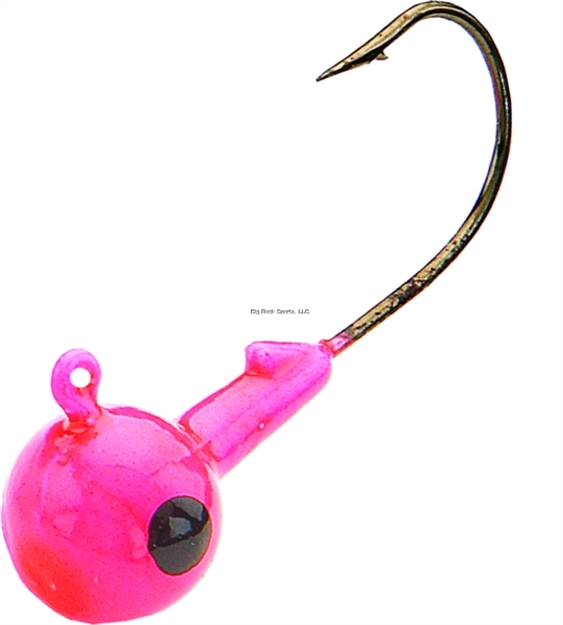 Picture of Northland Fishing Tackle Sink'n Jig Head, 3/16 Oz, 2/0 Hook, Pink, 6/Bag