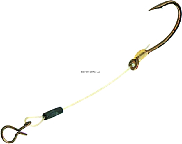 Picture of Northland Fishing Tackle Snelled Sting'r Hook, Size 2", Bronze, 3 Per Card