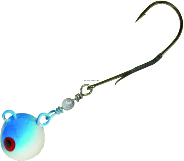 Picture of Northland Fishing Tackle Swivel-Head Jig, 1/8 Oz, SZ 2 Hook, Glow Moonlight, 2/Pack