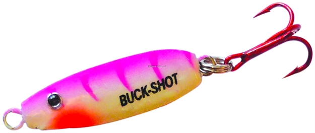 Picture of Northland Fishing Tackle UV Buck-Shot Spoon 1/16Oz 1/Cd Pink Tiger