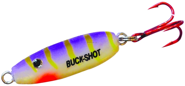 Picture of Northland Fishing Tackle UV Buck-Shot Spoon 1/8Oz 1/Cd Purple Tiger