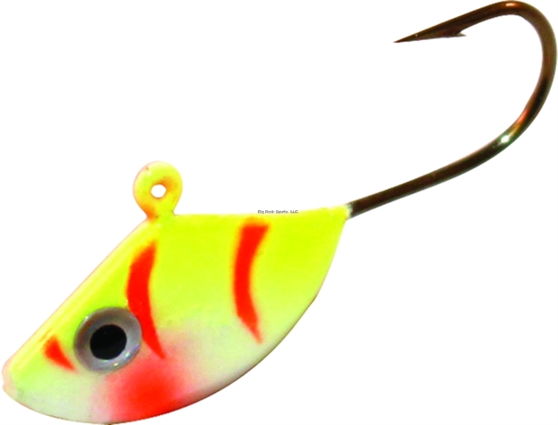 Picture of Northland Fishing Tackle UV Forage Minnow Fry #6Hk Electric Perch 3/32Oz 2Cd