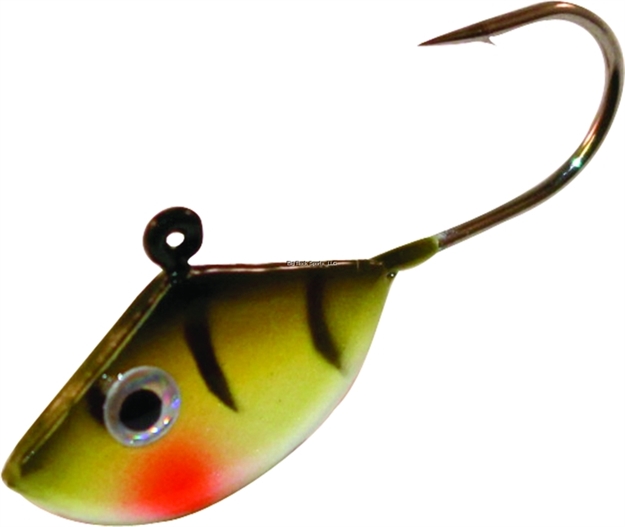 Picture of Northland Fishing Tackle UV Forage Minnow Fry #6Hk Green Perch 3/32Oz 2Cd