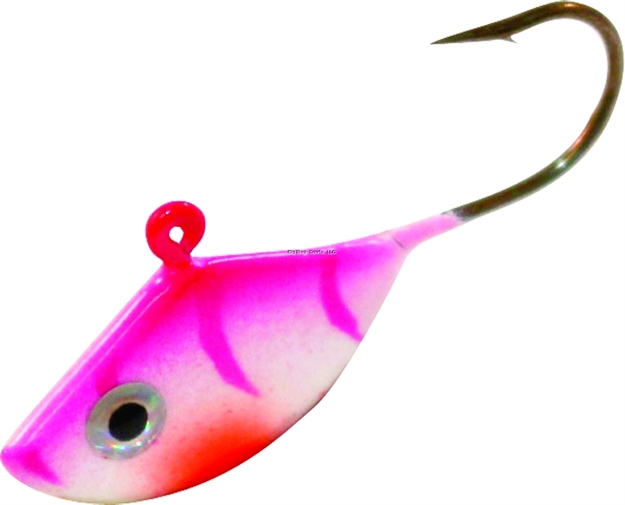 Picture of Northland Fishing Tackle UV Forage Minnow Fry #6Hk Pink Tiger 3/32Oz 2Cd