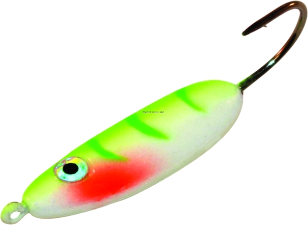 Picture of Northland Fishing Tackle UV Forage Minnow Jig #8Hk Glo Perch 1/16Oz 2Cd