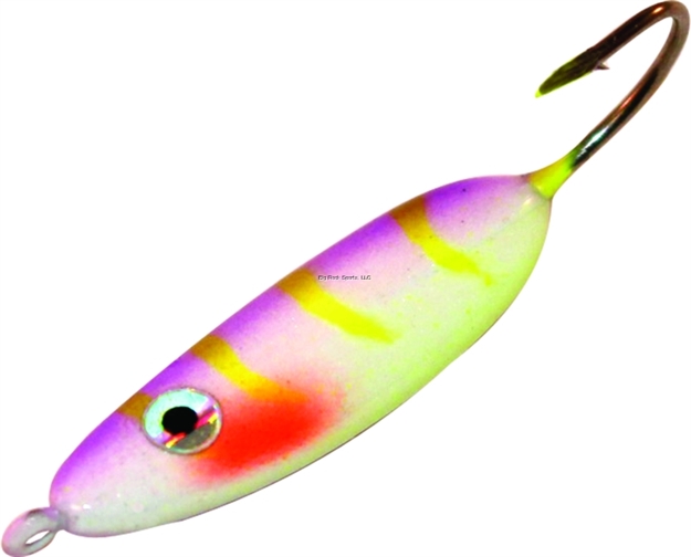 Picture of Northland Fishing Tackle UV Forage Minnow Jig #8Hk Purple Tiger 1/16Oz 2Cd