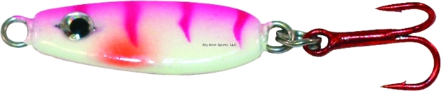 Picture of Northland Fishing Tackle UV Forage Minnow Spoon 1/16Oz Pink Tiger 1Cd