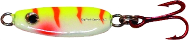 Picture of Northland Fishing Tackle UV Forage Minnow Spoon 1/32Oz Electric Perch 1Cd