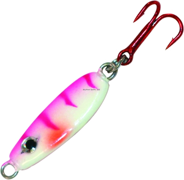 Picture of Northland Fishing Tackle UV Forage Minnow Spoon 1/4Oz Pink Tiger 1Cd