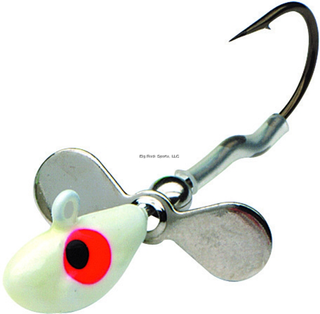Picture of Northland Fishing Tackle Whistler Jig, W/Propeller Blade, 1/4 Oz, 2/Cd Glow