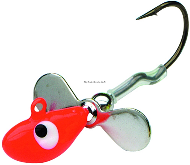 Picture of Northland Fishing Tackle Whistler Jig, W/Propeller Blade, 1/4 Oz, 2/Cd Orange