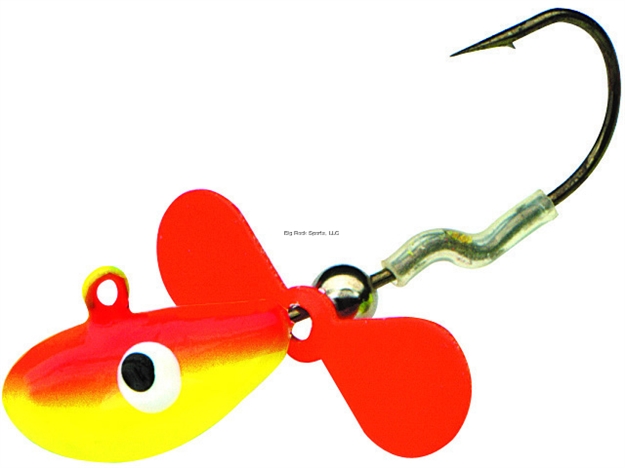 Picture of Northland Fishing Tackle Whistler Neon Jig, W/Propeller Blade, 1/8 Oz, 2/Cd Sunrise