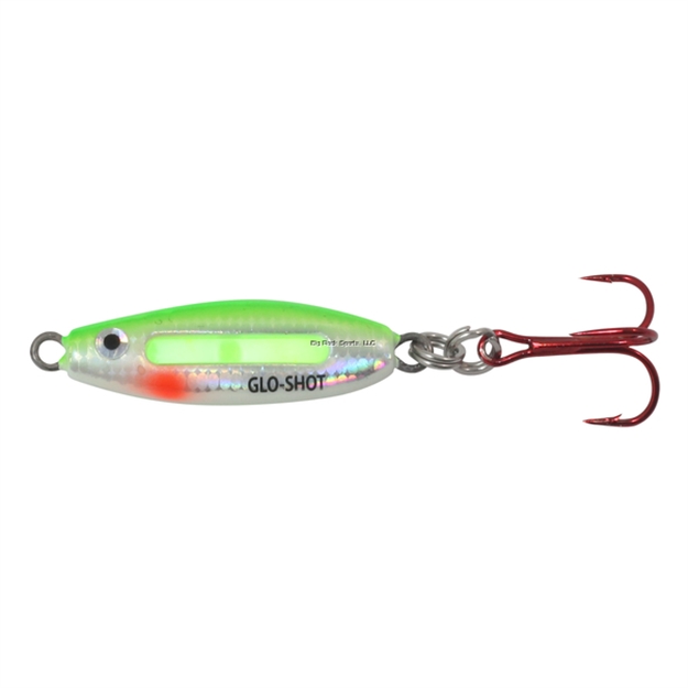 Picture of Northland Glo-Shot Fire-Belly Spoon, 2 1/4", 1/8 Oz, #10 Hook, Super Glo Perch, 1Cd