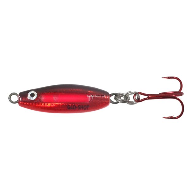 Picture of Northland Glo-Shot Fire-Belly Spoon, 2 1/4", 1/8 Oz, #10 Hook, Super Glo Redfish, 1Cd