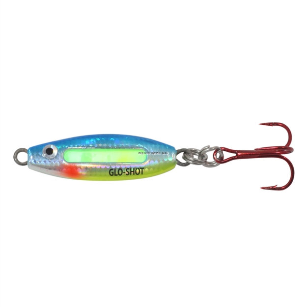 Picture of Northland Glo-Shot Fire-Belly Spoon, 2 3/4", 3/8 Oz, #8 Hook, Parrot, 1Cd