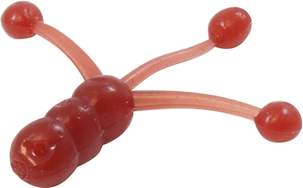 Picture of Northland Fishing Tackle Impulse Crazy Legs 20/Pack 1.25" Bloodworm Red