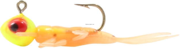 Picture of Northland Fishing Tackle Impulse Rigged Mayfly, 1/32Oz, 1", Sunrise,  2 Rigged, 2 Replacment Tails