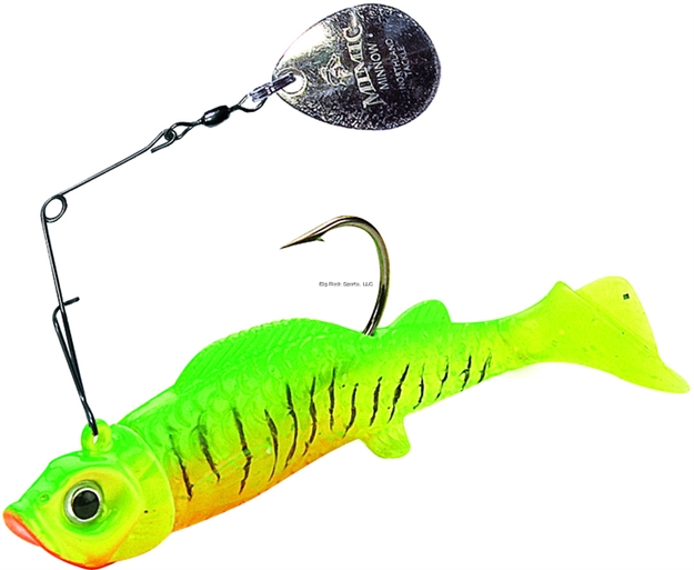 Picture of Northland Fishing Tackle Mimic Minnow Spin 1/4 Oz, 6/Cd Firetiger