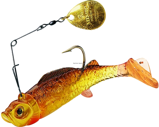Picture of Northland Fishing Tackle Mimic Minnow Spin 1/4 Oz, 6/Cd Gold Shiner