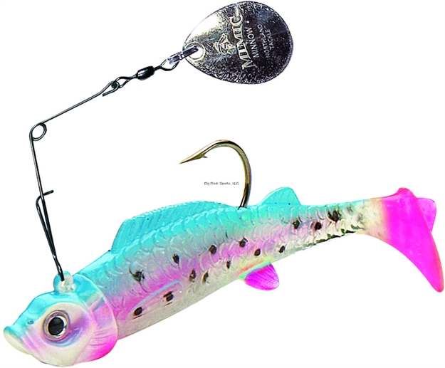 Picture of Northland Fishing Tackle Mimic Minnow Spin 1/8 Oz, 6/Cd Glow Rainbow