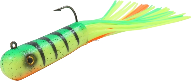 Picture of Northland Fishing Tackle Mimic Minnow Tuff Tube, 1/16Oz, 1-1/2", Firetiger, 6Ea Strip Card
