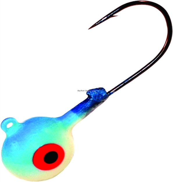 Picture of Northland Fishing Tackle Neon RZ Jig Head 3/16 Oz, 4/Cd UV Moonlight (Glow)