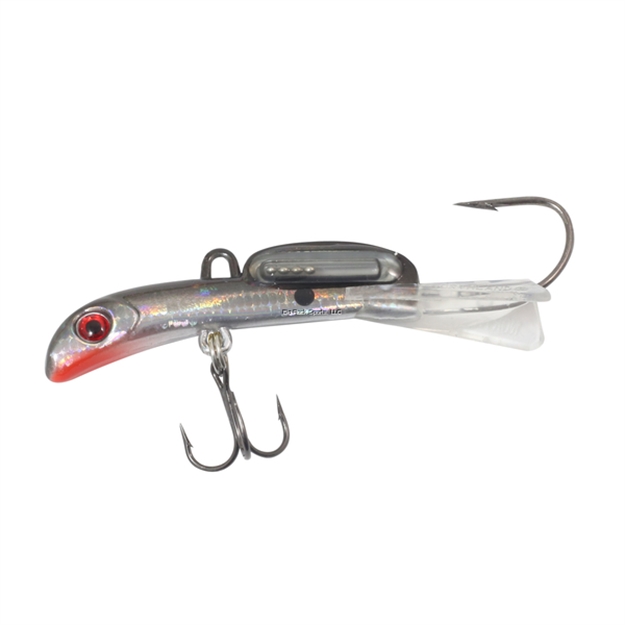 Picture of Northland Rattlin' Puppet Minnow, 2 1/2", 1/4 Oz, #10 Treble, #2/0 Back Hook, Smelt, 1Cd