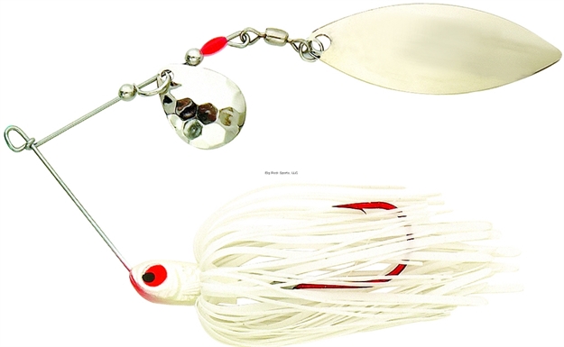 Picture of Northland Fishing Tackle Reed-Runnerclassic Tandem Spin Spinnerbait 3/8 Oz, 6/Bg White Shad