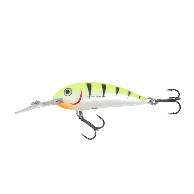 Picture of Northland Rumble Shad, Floating-Diving, 2-1/4", 3/8 Oz, 2 #6 Treble Hks, Diving Depth 5-12', Lemon Tiger