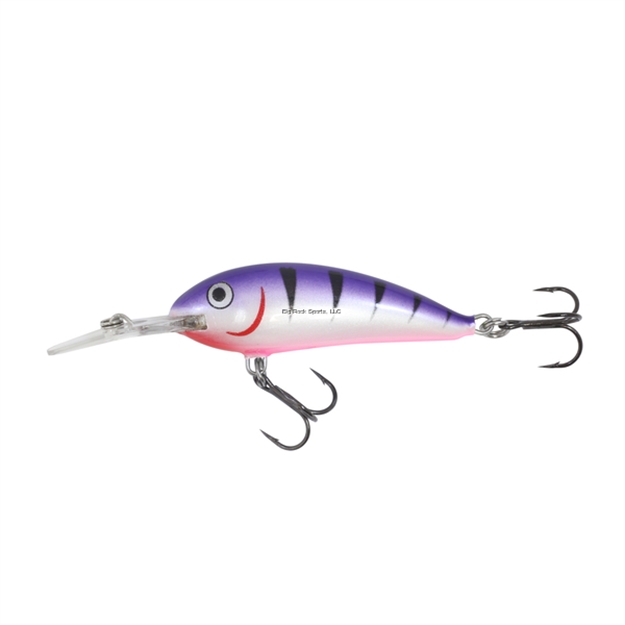 Picture of Northland Rumble Shad, Floating-Diving, 2-1/4", 3/8 Oz, 2 #6 Treble Hks, Diving Depth 5-12', Purple Tiger