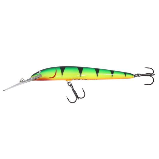 Picture of Northland Rumble Stick, Floating-Diving, 4-1/2",  3/8 Oz, 2 #4 Treble Hks, Diving Depth 18-25', Hot Perch