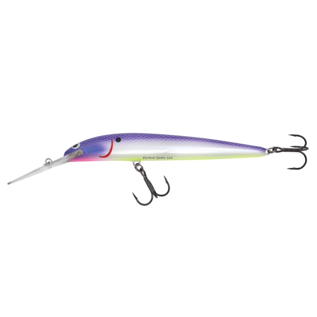 Picture of Northland Rumble Stick, Floating-Diving, 4-1/2",  3/8 Oz, 2 #4 Treble Hks, Diving Depth 18-25', Purple Pearl