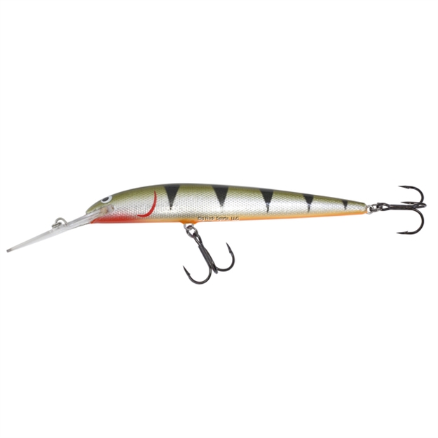 Picture of Northland Rumble Stick, Floating-Diving, 5-1/2",  5/8 Oz, 2 #3 Treble Hks, Diving Depth 23-32', Perch