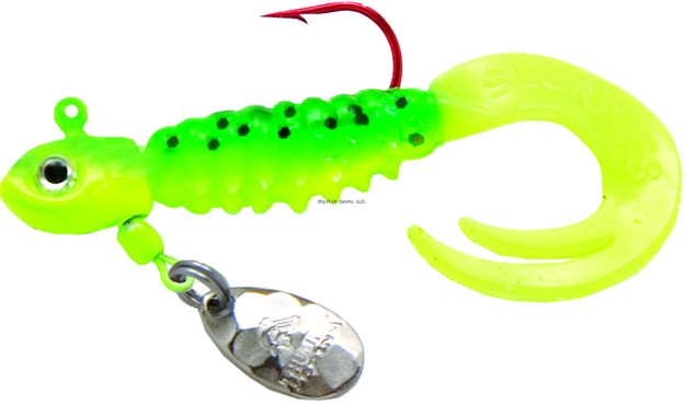 Picture of Northland Thumper Crappie King Jig, With Spinner, 1/16 Oz, SZ 2 Hook, Sunfish, 6/Card