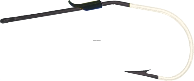 Picture of Northland Fishing Tackle UV Crawler Hauler Hook, Size 2, Super-Glo Glow, 5 Per Bag