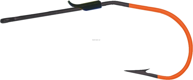 Picture of Northland Fishing Tackle UV Crawler Hauler Hook, Size 2, Super-Glo Orange, 5 Per Bag