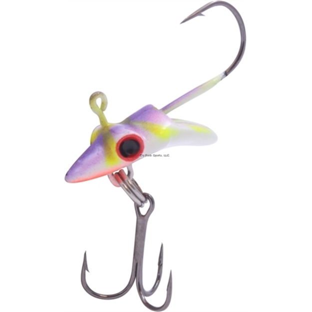 Picture of Northland Fishing Tackle UV Forage Minnow Dart 1In. 1/16Oz 1/Cd UV Purple Tiger
