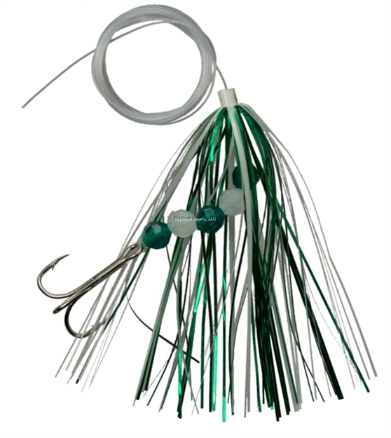 Picture of Northport Nailer Nailer Fly Trolling Fly  4", Atomic Green Glow, #1/0 Treble Hook