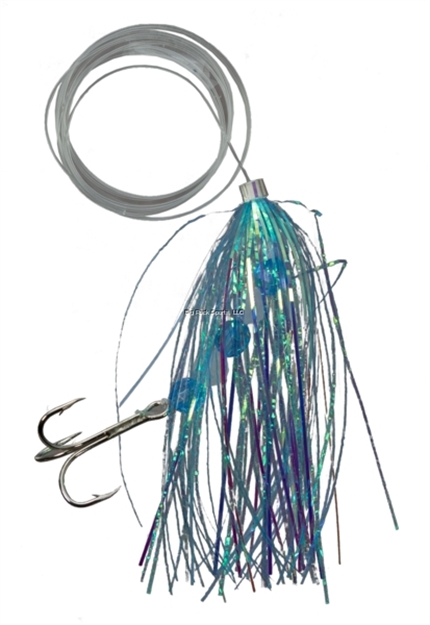 Picture of Northport Nailer Nailer Fly Trolling Fly  4", Blue Ice, #1/0 Treble Hook