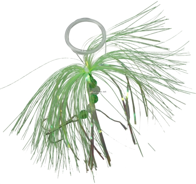 Picture of Northport Nailer Nailer Fly Trolling Fly  4", Green Glow, #1/0 Treble Hook