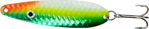 Picture of Northport Nailer Nailer Trolling Spoon 3 3/4", Silver Plating, Green Mahi Glow