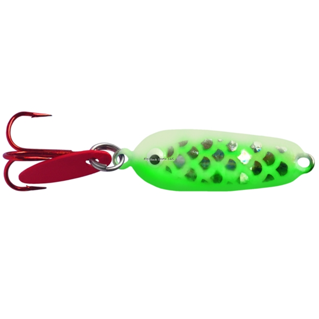 Picture of Northwest Metro Tackle Glass Rat'lr Hammer Spoon 1/4 OZ Glow Blue