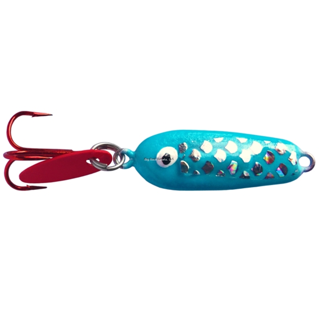 Picture of Northwest Metro Tackle Glass Rat'lr Hammer Spoon 1/4 OZ Glow Grn/Cht