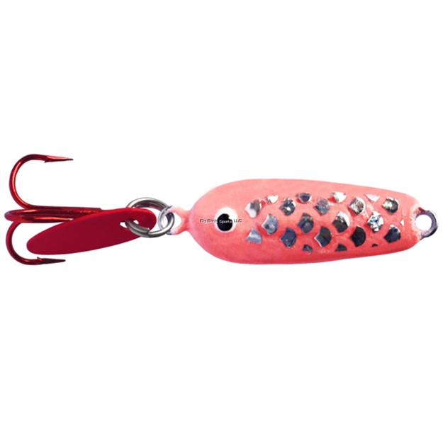 Picture of Northwest Metro Tackle Glass Rat'lr Hammer Spoon 1/4 OZ Glow Wonder Brd