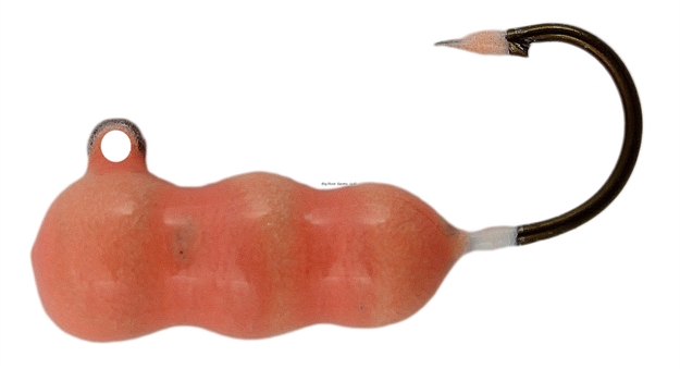 Picture of Northwest Metro Tackle Grubies Jig #6 Glow Red 12 Strip Card