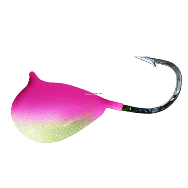 Picture of Northwest Metro Tackle Tungsten Rain Drop Jig #10 UV White/Pink 1/Cd