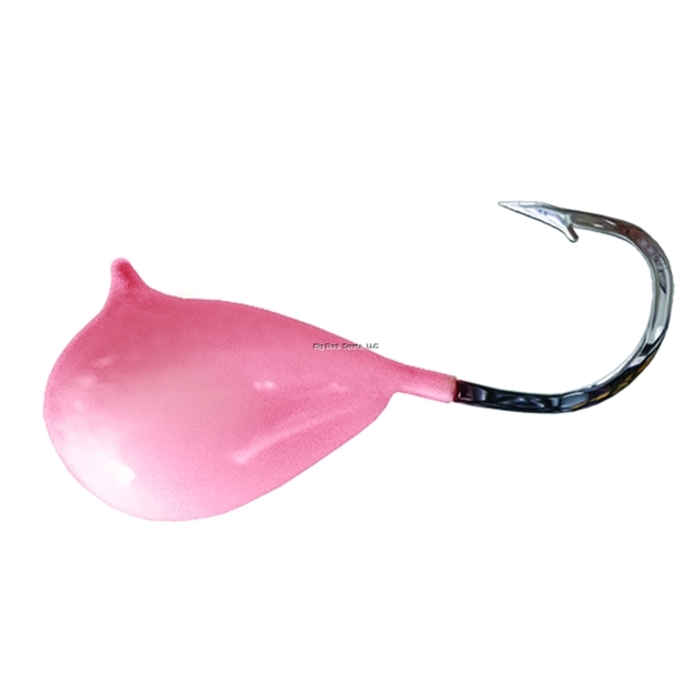 Picture of Northwest Metro Tackle Tungsten Rain Drop Jig #8 Glow Red 1/Cd