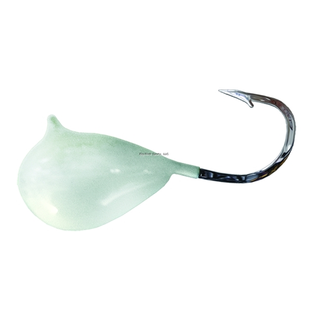 Picture of Northwest Metro Tackle Tungsten Rain Drop Jig Long Shank #8 Glow Blue 1/Cd