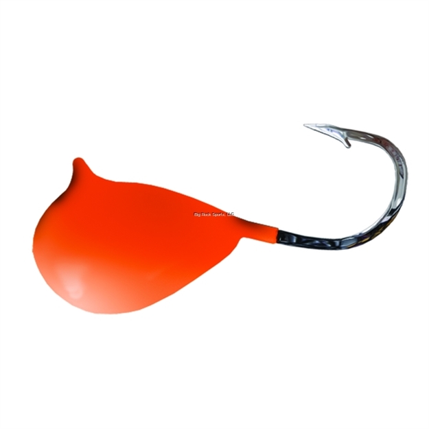 Picture of Northwest Metro Tackle Tungsten Rain Drop Jig Long Shank #8 UV Orange Gold 1/Cd