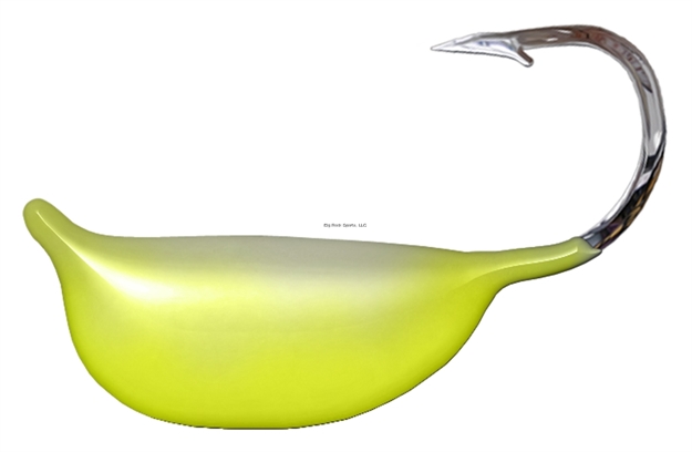 Picture of Northwest Metro Tackle Tungsten Sun Drop Jig #10 - UV Green/Chartreuse 1/Cd